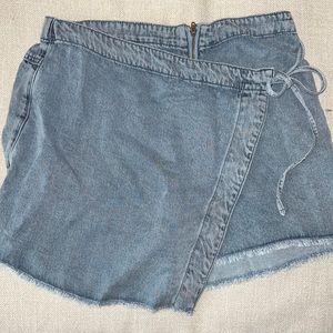 Denim Skort